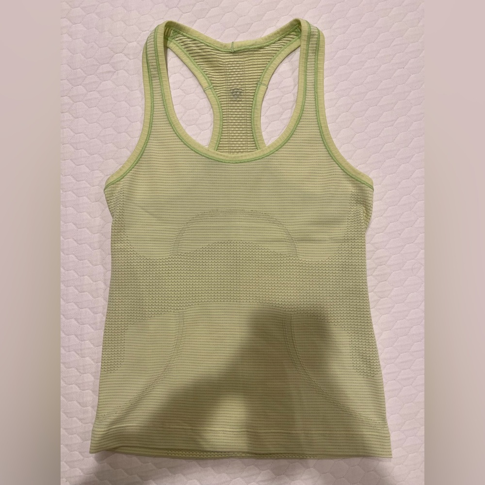 Lululemon Swiftly Tech Tank (racer length) - bright yellow 4